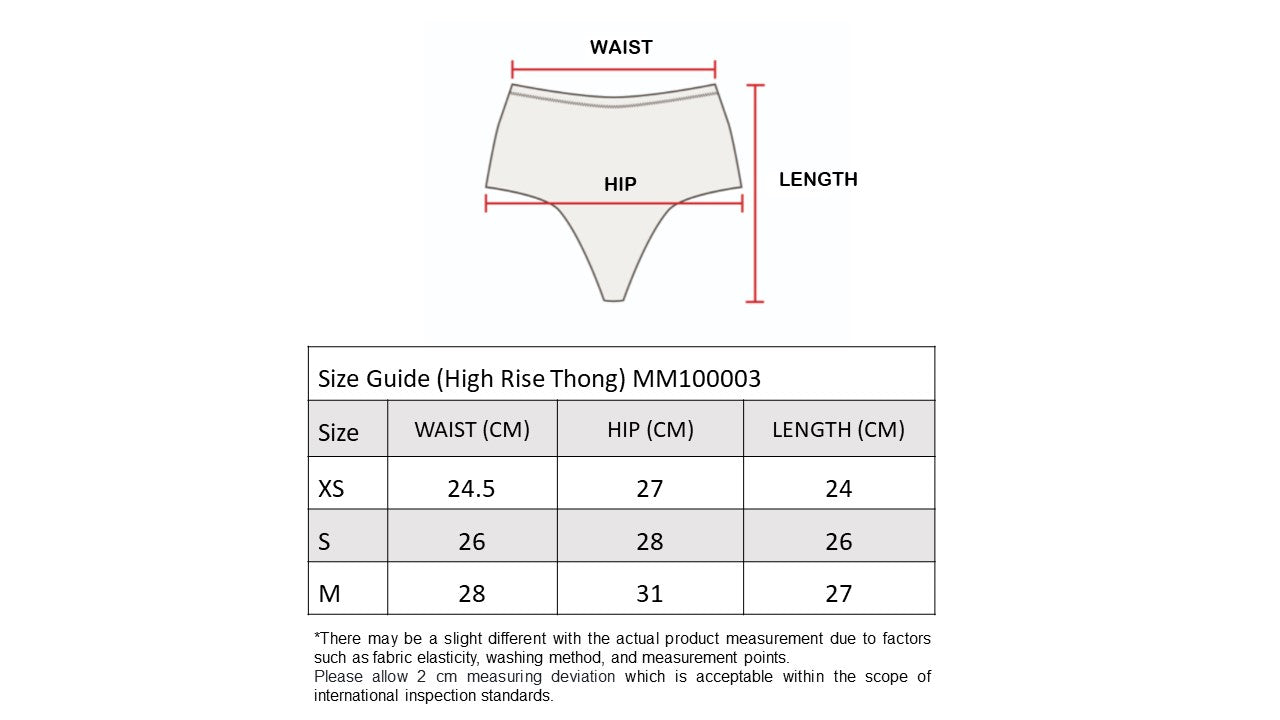 RELAX HIGH RISE THONG